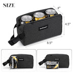 Small Lunch Bag (Black Plaid-1)