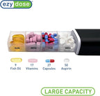 EZY DOSE Slide Pill Organizer, Stylish Medication Storage Case - Image 2