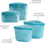 Stasher Premium Silicone Reusable Food Storage Bags, Sea Spray, Lunch Bag - Image 5