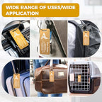 4PCS Personalized Luggage Tag (Gold / Small)