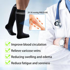 Viscose Made from Bamboo Compression Socks for Pregnant Women 20 (Small / 4 Pair-black)