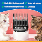 Dog Grooming Replacement Blades Compatible with Andis Dog Clippers (Black-3/4"HT / Black)