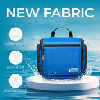 Travel Toiletry Bag for Men and Women (L Light Blue)