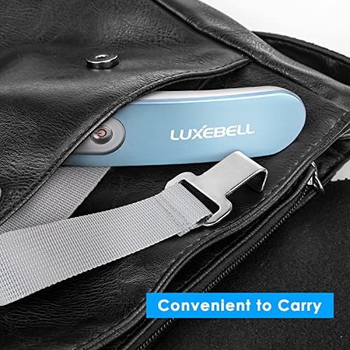 Digital Luggage Scale Vacation Travel Essentials Accessories Gifts for Traveler Portable Suitcase Handheld Weight Scale 110 lbs Hanging Baggage Travel Must Haves (Blue)