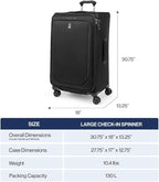 Travelpro Crew Classic Lightweight Softside Expandable Checked Luggage - Image 2