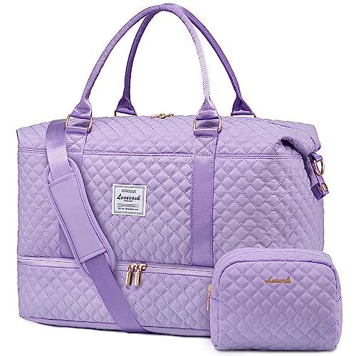 Travel Duffle Bag (Purple-a / Large-2 Pcs)