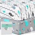 Pack n Play Sheets (Elephant Whale / 38X26 Inch)