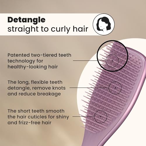 Chrome Ultimate Detangler Brush (Mauve / Full Size)