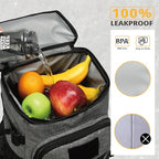 25L Insulated Cooler Backpack Water (Gray)