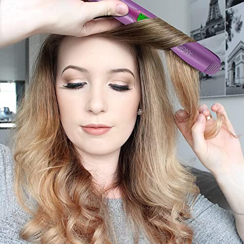 Pro Twist Flat Iron Curling Iron in One (Purple)