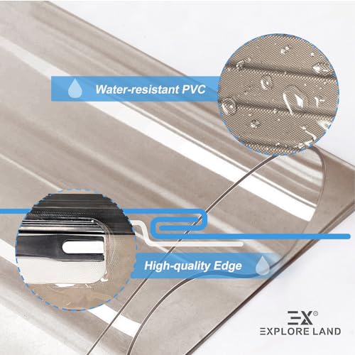 Clear PVC Suitcase Cover Protector (S / Clear Gray)