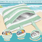 Extra Large Beach Bags for Women (Green)