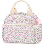Lunch Box for Women (B-B-Corduroy Pink Flower / Medium - 10L)