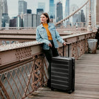 Large Checked Luggage 28 Inch (02-Black (Basic) / Checked 28-Inch)