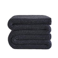 Knitted Weighted Blanket (27-granite Grey / 48" x 72" | 12lbs)