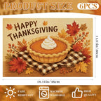 Thanksgiving Placemats 6 Pcs (Thanksgiving Turkey)