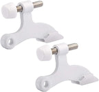 HOMOTEK 2 Pack Hinge Pin White Door Stopper, Adjustable Deluxe Heavy Duty Door by HOMOTEK