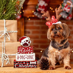 Tiered Tray Decor Set (Christmas Dog)