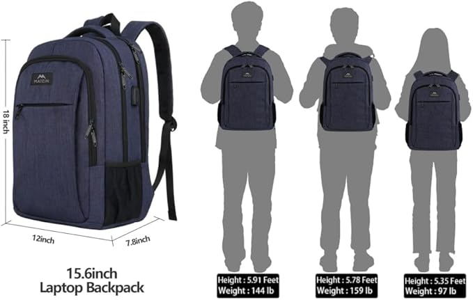 MATEIN Laptop Backpack, Slim Travel Backpack - Image 8