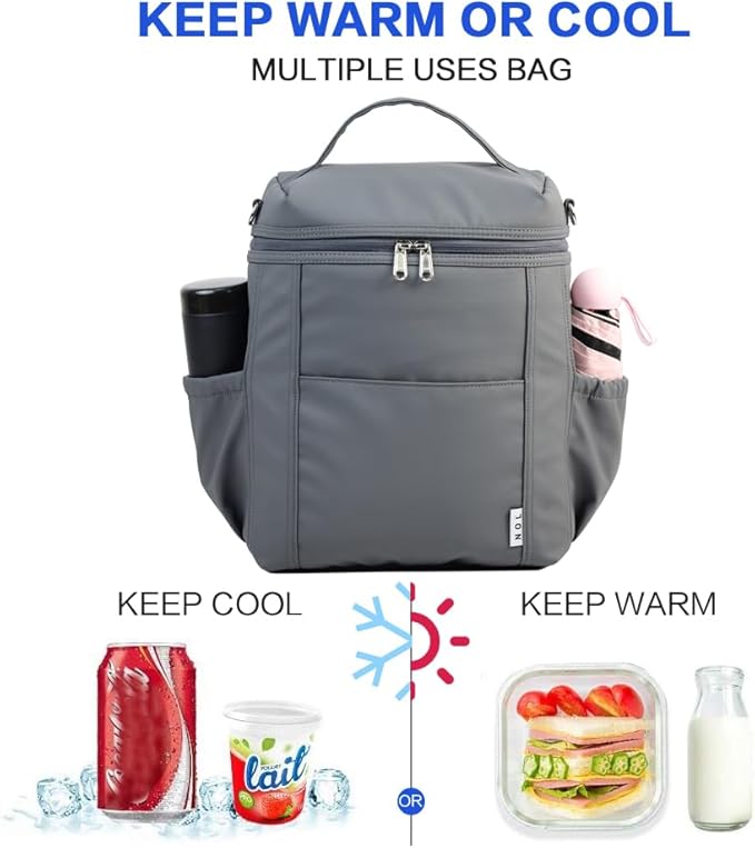 NOL Natural Organic Lifestyle Insulated Lunch Bags - Image 2