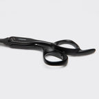 Fromm Dare 5.75" Precision Slide and Point Hair Cutting Shears with Semi-Convex Blade for Expert Salon Stylists, Matte Black Japanese Steel Scissors