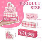 Tiered Tray Decor Set (Pink Love Plaid)
