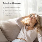 Silicone Scalp Massager Shampoo Brush (Oatmeal)