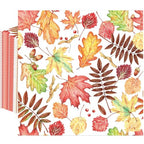 50 PCS Fall Leaves Cocktail Napkins (Maple Leaf)