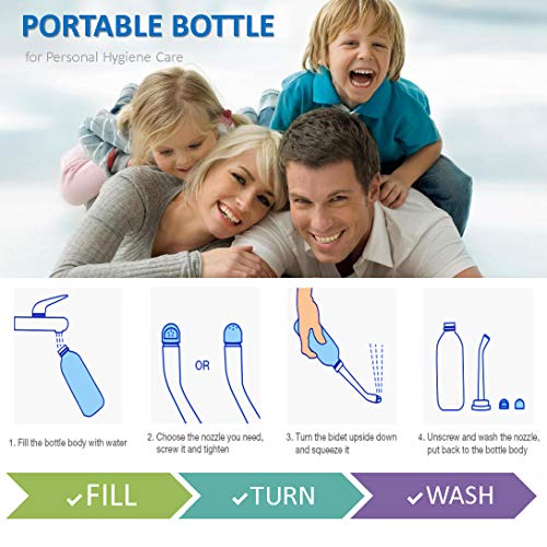 2PCS Portable Bidet (500ml-2pcs【bigger Capacity】)