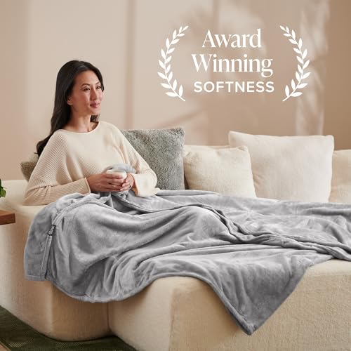 Fleece Blanket Luxury Microplush (King / 03 - Light Grey)