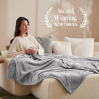 Fleece Blanket Luxury Microplush (King / 03 - Light Grey)