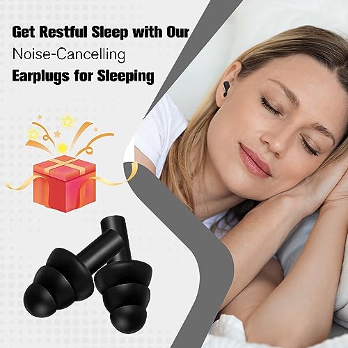 200 Pairs Ear Plugs Bulk (Black)
