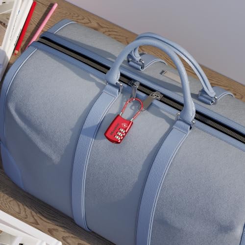 TSA Approved Combination Luggage Lock (Red / 4 Pack)