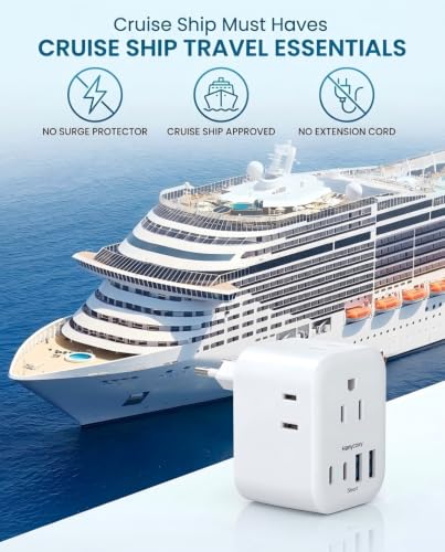 European Travel Plug Adapter (Type C - Most of Europe(Foldable))