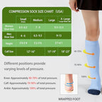Viscose Made from Bamboo Compression Socks for Women&Men 20 (X-Large / 4 Pair-mix7)