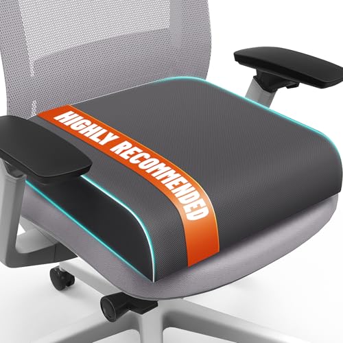 Seat Cushion Chair Pad (Gray / Large)
