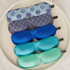 40 Blinks No Pressure Eye Mask for Travel & Sleep (Starling Blue / 1 Count (Pack of 1))
