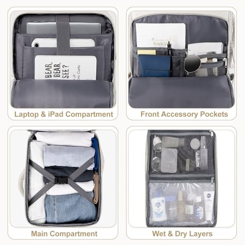 Travel Backpack (Beige / X-Large)