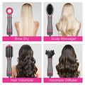 Hair Dryer Brush Set (Silver)