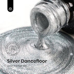 Beetles Silver Glitter Gel Nail Polish (F - Pearl Silver | Silver Dancefloor)