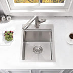15 Inch Drop In Bar Sink Workstation-Bokaiya 15x20 Small Kitchen Outdoor Rv - Image 4