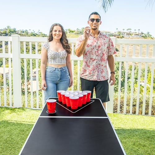 8 Foot Portable Beer Pong (8-Feet / Black)