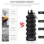 Collapsible Water Bottle (Black-27oz)