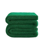 Knitted Weighted Blanket (30-deep Green / 50" x 60" | 10lbs)