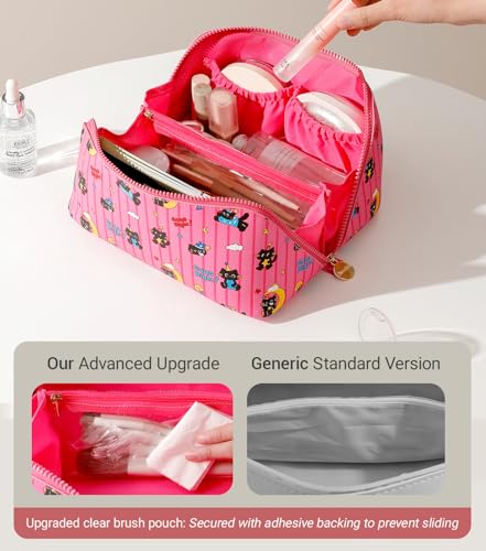 Travel Makeup Bag for Women (Mooncat)