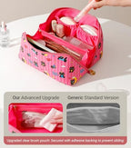 Travel Makeup Bag for Women (Mooncat)