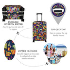 Travel Luggage Cover Fits 18 (S / America Map)