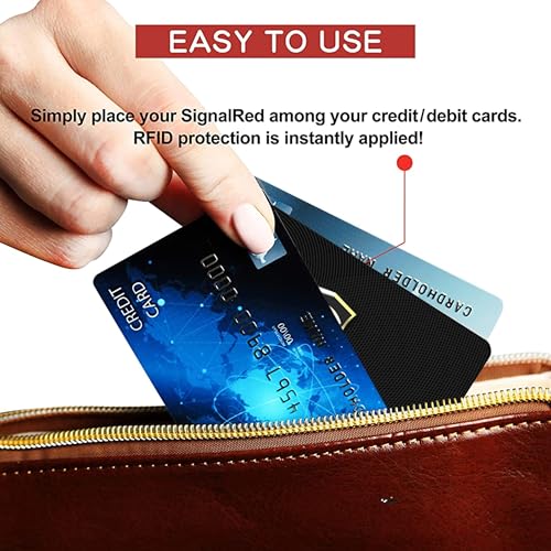 4 Pack RFID Blocking Card for Credit Debit ID Card (Black)