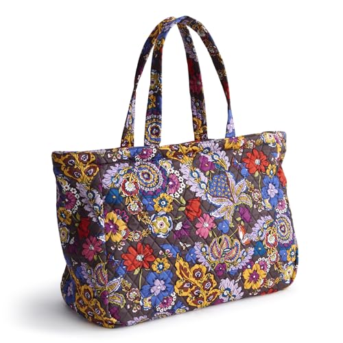 Women's Premium Cotton Knollton Travel Tote (One Size / Colorful Bouquet)