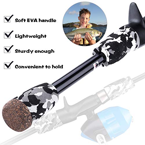 Kids Fishing Pole (Black&Net / 4.92 ft)